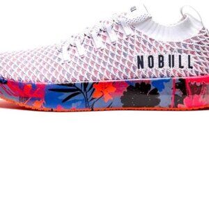 NOBULL Women's Allday Knit 8.5 White Floral NEW